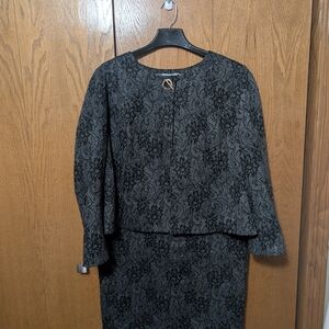 Elegant Black and Gray Dress Suit